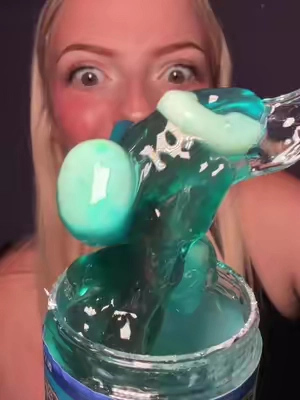 gooey gummies💙🩵 #gooeygummies #candy #candytok #mukbang #tastetest 