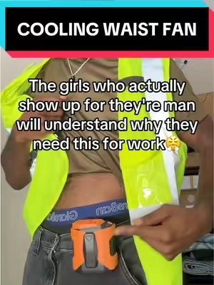 #portablefan #cliponfan #waistfan #hotsummer #tiktokshopstockup 