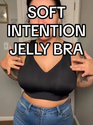S-6XL! 🤩 #plussizebra #wirelessbra #jellybra #seamlessbra #tshirtbra 