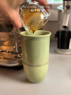 Nova Ceramics Travel Mug #novaceramics #travelmug #coffeetok #coffee #tiktokshopfinds 