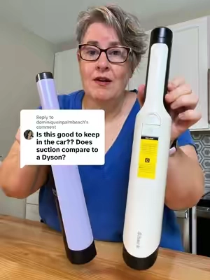 Replying to @dominiqueinpalmbeach  They both sit on rechargeable bases and include both crevice and upholstery tools - although the tools are also upgraded for the pet Wandvac.  #handheldvacuum #wandvac  #carvacuum  #sharkvacuum  #cordlessvacuum  @Shark Home 