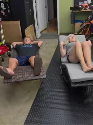 These rocking recliners are made for relaxing without taking over the whole patio. You get two foldable chaise lounge chairs, a matching side table, removable pillows, water-resistant fabric, and a sturdy 400-pound weight capacity. Perfect for the porch, poolside, deck, or backyard. #PatioFurniture #OutdoorRecliner #TikTokShopCreatorPicks #tiktokshopstockup #tiktokshopsummersale