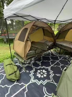 Foldable cot tent #camping #glamping #tentcamping #fallcamping #tents 