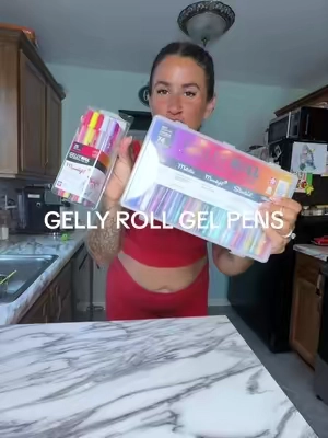 SAKURA Gelly Roll gel pens ✨ smooth, skip-free ink that glides like butter — perfect for journaling, lettering, coloring, and planners. Whether you grab the 25 pack or go all in with the 74, these are the pens that make you actually want to sit down and create 🖊️ @Sakura of America Shop #gellyroll #gelpens #schoolsupplies #backtoschoolshopping #journalingsupplies 