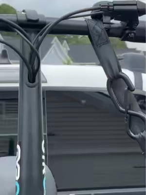 Motorcycle Tie Down Straps #ebike #motorcycle #tiedown #motorcyclehauling #retractableratchetstrap 