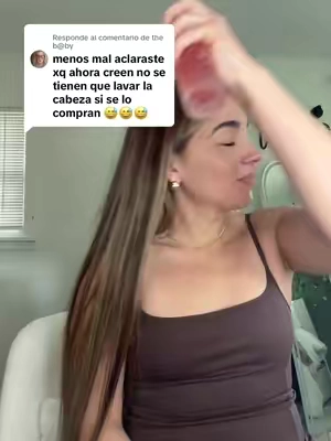 Respuesta a @the b@by perfumes para tu cabello ,son demasiados ricos y te protegen de el frizz y el calor 