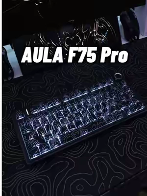 OFFICIAL AULA F75 Pro A Creamy Wireless Mechanical Keyboard 😍 #aulaf75pro #creamykeyboards #wirelesskeyboard #tiktokshopcreatorpicks #TikTokshopbacktoschool 