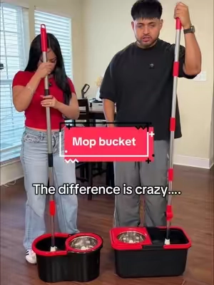 Wish I had the new one sooner ‼️ #mop#mopping#CleanTok#cleaningtiktok#mopbucket 