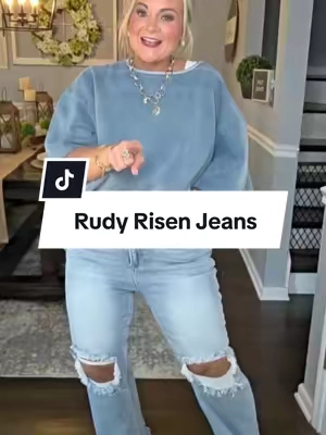 🚨RESTOCK🚨The viral Rudy Risen jeans are finally back instock just in time for Fall🍂@Wild Oak Boutique #risenjeans #jeans #fall #midsizefashion #CapCut 