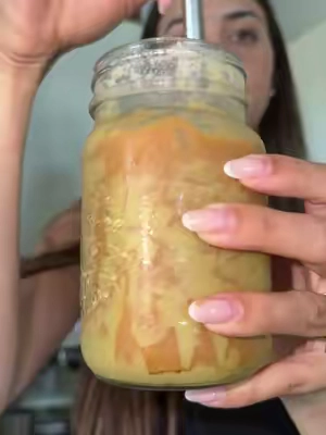 Making a Pistachio iced latte w/ our Pistachio Drizzle 🤤 a MUST!!