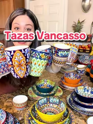 Tazas de porcelana con diseños mixtos, ideales para tu coleccion Vancasso #vancasso #coffeemugs #dinnerware #tiktokshopcreatorpicks #tiktokshopsummersale @vancasso 