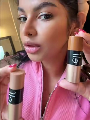 Elf cosmetics bronzer comparación tonos : light medium / medium tan #bronzer #makeupreview #elf #elfcosmetics #maquillaje 