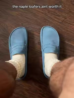 I suggest sizing down a full size with these suede loafers #loafers 