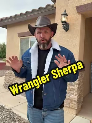 Men’s wrangler jacket from @Boot-Barn #tiktokshopcreatorpicks #wrangler #sherpa #western #jacket