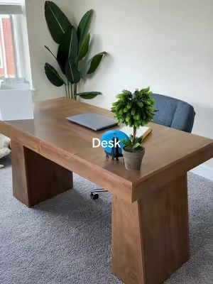 The perfect desk for my office #desk #officefurniture #officedesk #officedesignideas #desktour 