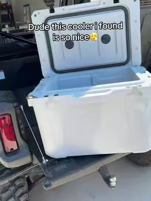 Dude this cooler i found is so nice😮‍💨 #cooler #icechest 