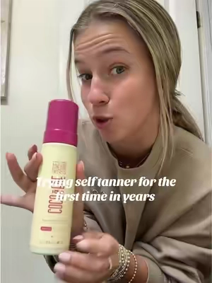 I truly reccomend this… next time I will leave on for the full time span before washing off and update you guys!  #selftanner #cocoandeve #tts #tan 