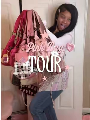 All of my pink angel kiss bags! #angelkiss #angelkissbag @Angelkiss Bags 
