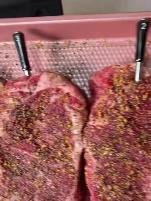 If you’re tired of over cooking your meat #smokingmeats #smokers #meatthermometer #meatprobes #mediumrare  