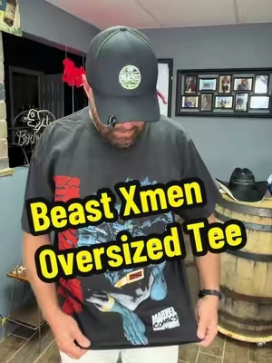 Official 73Studio Marvel X-Men Beast vintage graphic t shirt featuring the iconic Marvel X-Men character Beast. This men's oversized graphic tee features a black acid wash finish with bold Beast artwork for a vintage inspired streetwear look. Made from 100% cotton with an oversized fit, dropped shoulders, short sleeves, ribbed crewneck, and durable twin needle stitching. A great Marvel shirt for X-Men fans, comic book fans, collectors, or anyone looking for an oversized vintage style graphic tee.@Culture Kings #tiktokshopcreatorpicks #tiktokshopsummerturnup #summerwins #tiktokshopbacktoschool #SummerSale 