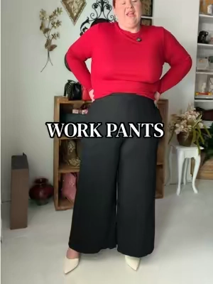 Size reference: 5’9 250lbs 44DD 18/20 wearing the 2XL #workpants #dresspants #businesscasual #corporategirly #corporatefashion 