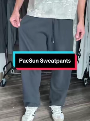 I’m 6’1 170 wearing size large🙌 #pacsun #pacsunsweatpants #tiktokshopmademebuyit #sweatpants #baggyfit 