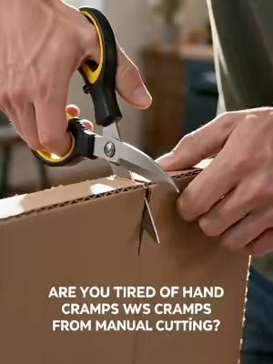 Tired of hand cramps from manual cutting? 🛑 This cordless electric scissor CUTS LIKE A BLADE 🔥 Steel-coated blades slice thick carpet, leather & more! 🛠️ #weeklydeals #payday #RushReady #tiktokshopsummersale #DIYTools #HomeWorkshop #TikTokMadeMeBuyIt #CordlessCutting