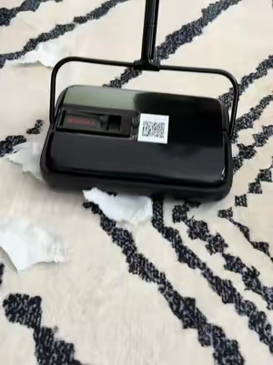 Love sweeping my rug with this little thing! 