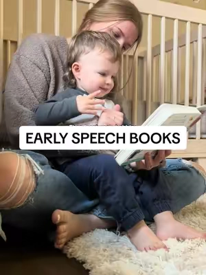 If you’re worried your toddler isn’t talking yet, this is your reminder that progress can happen one little word at a time. 🥹🤍 We worked these books into our routine, and seeing the difference from then to now is WILD. A 3-book speech bundle created by a speech-language pathologist to help make practicing early words simple + fun! 🗣️ #learningthroughplay #slptips #speechtherapy #toddlerspeech #speechdelayedtoddler 