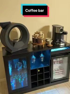 Precioso coffee bar #creatorsearchinsights #tiktokshopcreatorpicks #coffeebar #tiktokshop #furniture 