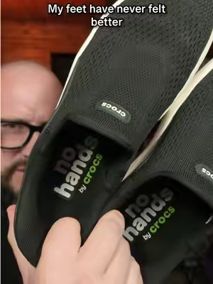 Holy these no hands croc shoes are sick #crocs #sliponshoes #shoes #SummerVibes #TiktokShopSummerSale  