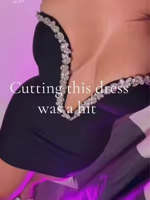 Cutting this dresss from a midi to a mini was a hit!! From @Fashion Nova #tiktokshopcreatorpicks #fashionnova #OOTD #minidress #partydress