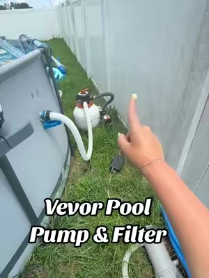 The VEVOR Pool Pump & Filter helps keep your pool water circulating and filtered for a cleaner, more enjoyable swimming experience. It’s a great addition for above-ground pools, making routine maintenance easier so you can spend more time swimming and less time worrying about pool upkeep 💦🏊✨ #vevor #poolpump #poolmaintenance #TikTokShopCreatorPicks #SummerWins 