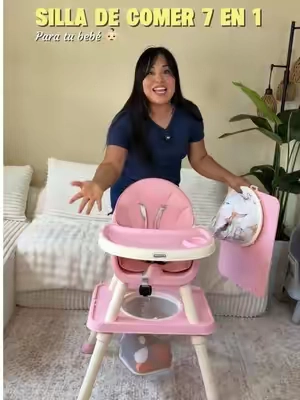 Silla de comer para tu bebé 7 en 1. #highchair #babyessentials #silladecomerbebes #babyshower #tiktokshopsummersale @JOYMOR BRAVO 