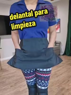 Water-Resistant Fabric Pocket  #apron #delantal #limpiezadecasa #housekeeping #housecleaning 