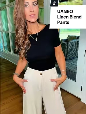 #europeansummer #europeanfashion #linenpants #chic #TikTokShopCreatorPicks @Uaneo 