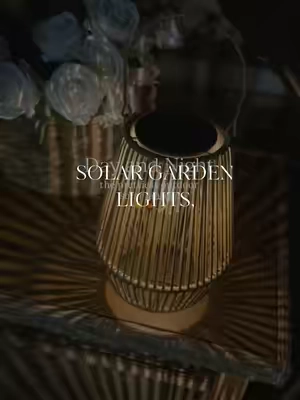 The easiest way to make your patio feel warm, cozy, and magical ☀️🏮🌙✨  #OutdoorDecor #PatioInspiration #solarlights #GardenDecor #OutdoorLiving 