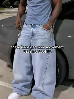 the stack did it #baggyjeans #stackedjeans #widelegjeans #fitcheck #menswear 