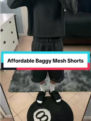 Tuff and affordable baggy mesh shorts for your back to school rotation>>> #mensfashion #mensfashion #affordablefashion #meshshorts #outfitinspo 