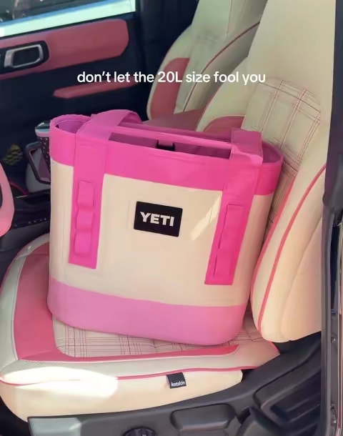 Bestie, the YETI Camino Carryall 20 is basically the bag you grab when you need to bring your entire life with you 😂 It’s roomy without feeling huge, sturdy enough for everyday chaos, and perfect for beach days, pool trips, groceries, sports, road trips, or hauling all the random kid stuff that somehow multiplies overnight. The open-top design makes everything easy to grab, and the durable material is made for messes, spills, and actual real-life use. If you’ve been searching for a YETI tote bag, durable beach bag, waterproof carryall, pool bag, grocery tote, or everyday utility bag, the Camino Carryall 20 is such a practical find. ✨ #YETI #YETICamino #CaminoCarryall20 #YETITote #BeachBag @YETI 