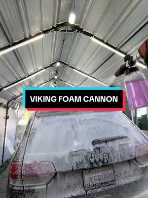 Same foam every time! #fyp #foamcannon #soap #cardetailing #carwash @VIKING Car Care 