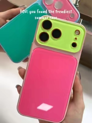 The most fashionable phone case for summer❤️💙💜💛💖💚🧡🤎 #summerfinds #iphone #phonecase #dopamine #Summer