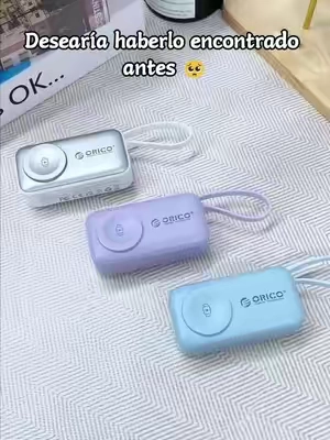 La batería externa más linda que he tenido ✨#TikTokMeHizoComprarlo #HallazgosDeAmazon #TechTok #ArticulosDeViaje #BateriaExterna