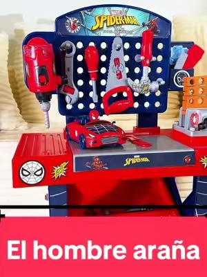 Todo tiene el envío rápido y gratis hasta la puerta de tu casa #spiderman #hombrearaña #herramientas #juguetes #marvel 