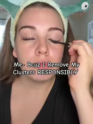 #clusters #lashes #lashremoval #fyp @ttshop 