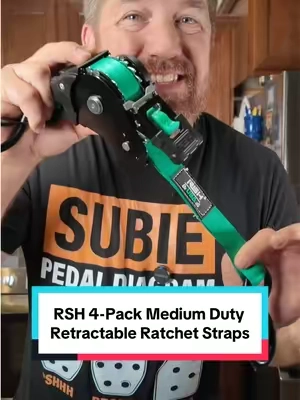 At the time of the filming, the RSH retractable ratchet straps are better and hold more and they are quite a bit cheaper than the leading competitor! #retractableratchetstrap #ratchetstraps #ratchetstrap #retractableratchetstraps #tiktokshopcreatorpicks 