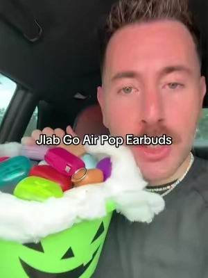 Jlab Go Air Pop Earbuds. #tiktokshopcreatorpicks #trickortreat #halloween 