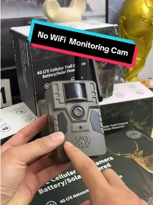 You control the rotation and zoom of this WiFi-free trail camera remotely via 4G network, it records smooth night footage of wildlife without relying on any local WiFi hotspots. #deerhunting#trailcam#gamecamera#tiktokshopbacktoschool#hunting jc 