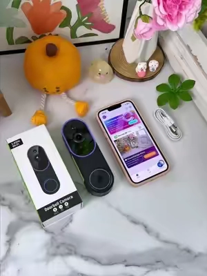 Cámara de timbre con video inalámbrica 🔔 #homesecurity #videodoorbell #smartsecurity #summersecurity #protectyourhome 