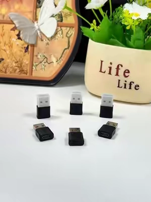 Turn all your USB connectors into USB-C with these adaptors! #usbc #connector #adaptor #electronics #TikTokMadeMeBuyIt 
